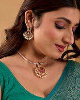 Elegant Necklace Set with Complimentary Mangalsutra