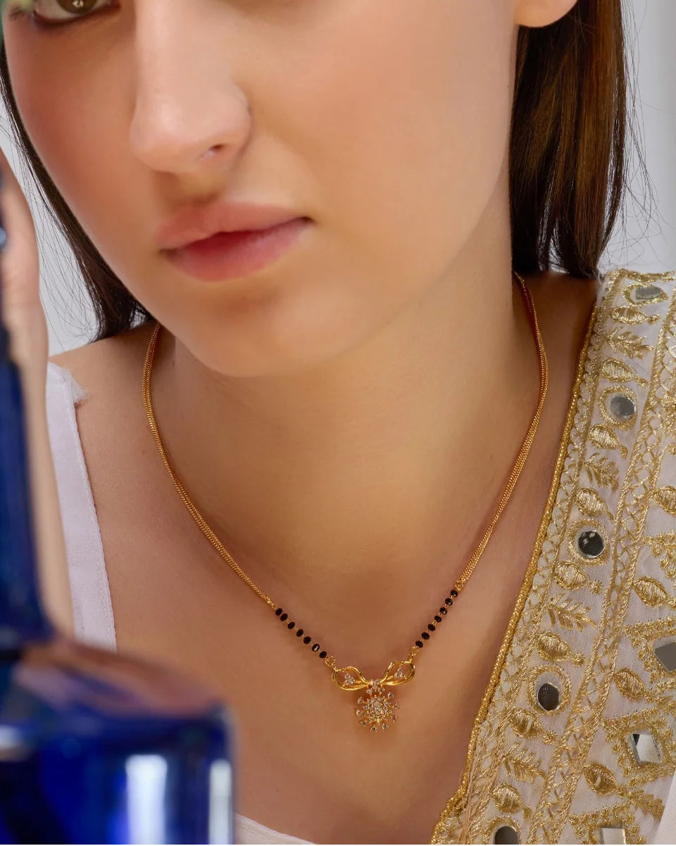 1 Gram Gold Plated Mangalsutra