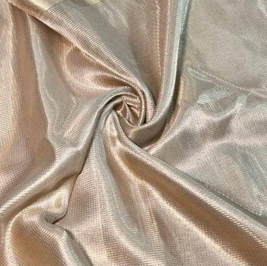 Nayanthara Inspired Banarasi Golden Tissue Silk Saree