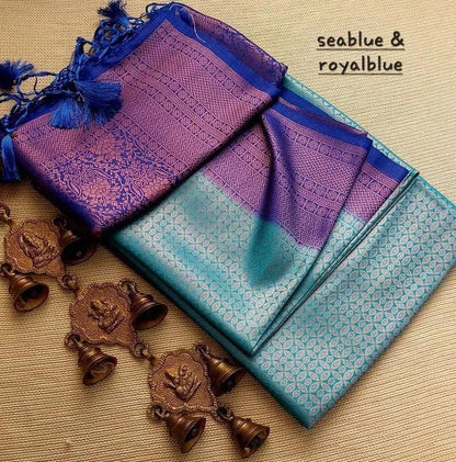 Elegant Pink & Black Soft Silk Saree with Rich Woven Pallu