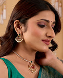 Elegant Necklace Set with Complimentary Mangalsutra
